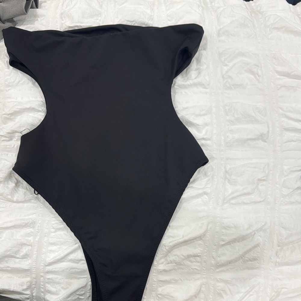 SHEIN Black Bodysuit Sleek Minimalist Design